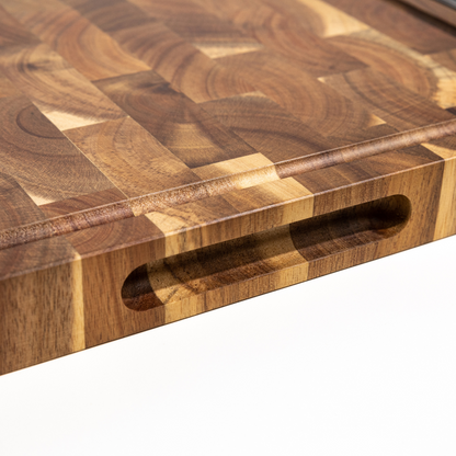IXA10® | Tabla de Madera de Acacia + Cuchillo Chef