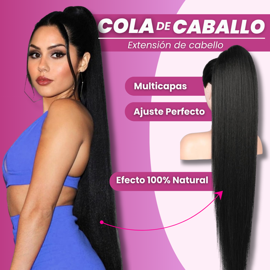 Coleta de Caballo Con Ajuste en Velcro